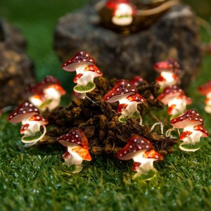 I-Mushroom LED String Lights