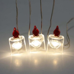 Wholesale LED Christmas String Lights Acrylic Candle Fairy Lights for Party Home Decor | ZHONGXIN