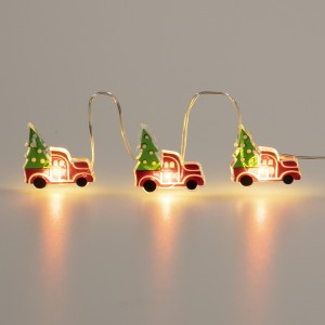 Luces de corda de camións da árbore de Nadal