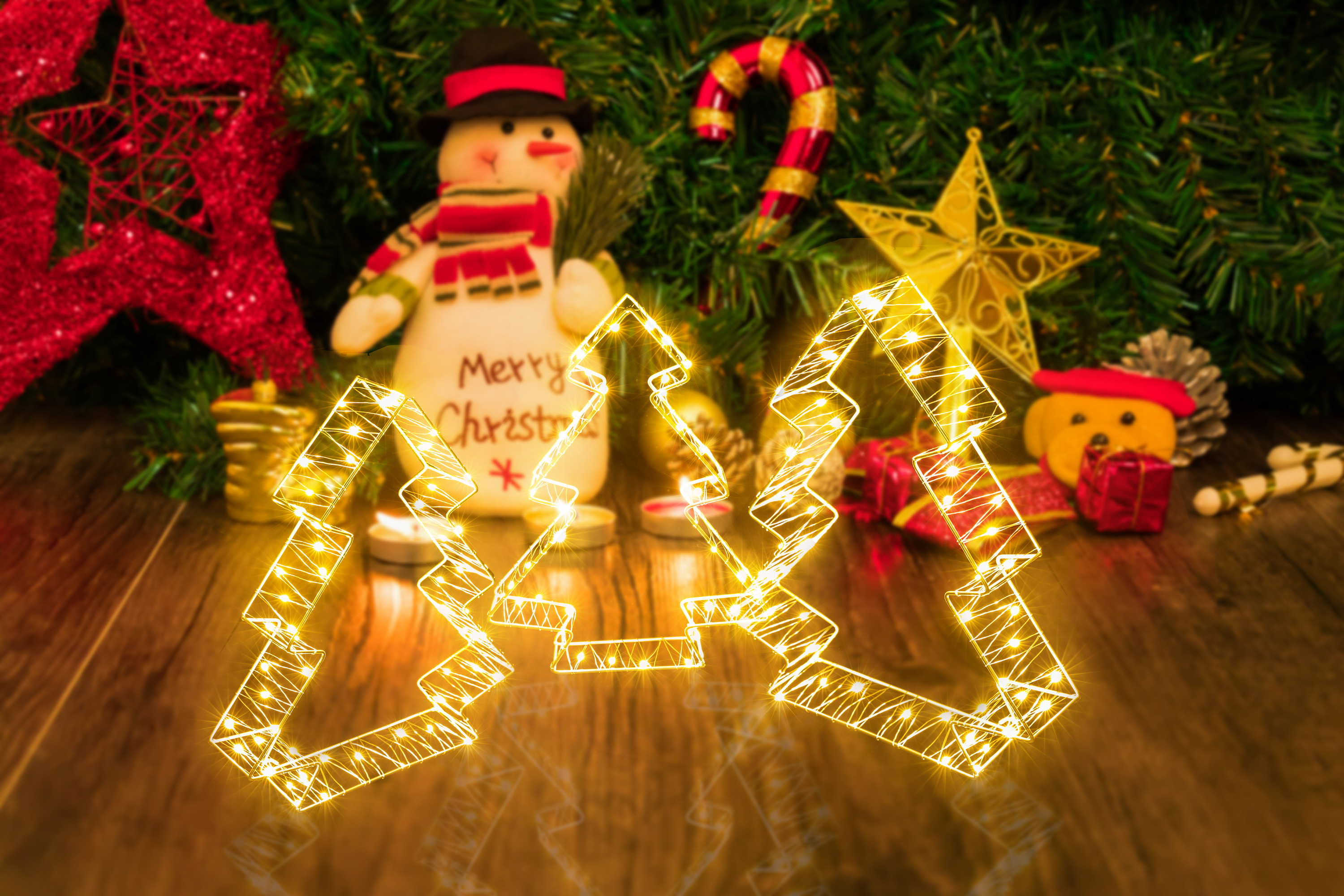 Christmas Tree motif lights